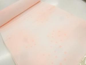 アンティーク　花模様織出し長襦袢地反物